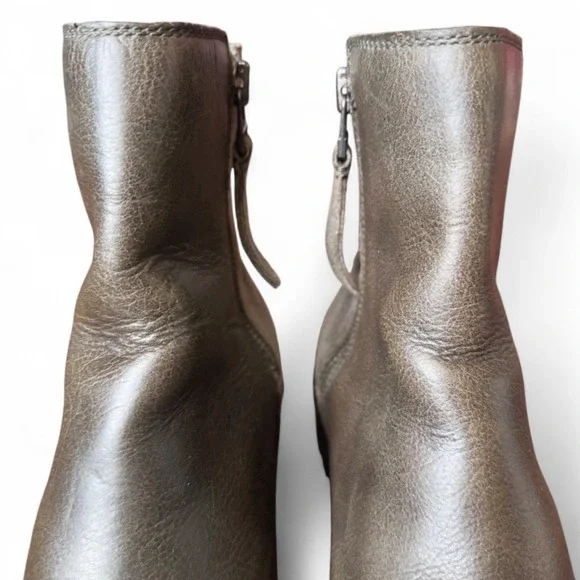 Sorel Phoenix Zip Boots Women's 9 Olive Green Leather Suede Waterproof Winter - Picture 7 of 16